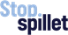 stopspillet logo lysblå mørkblå rgb